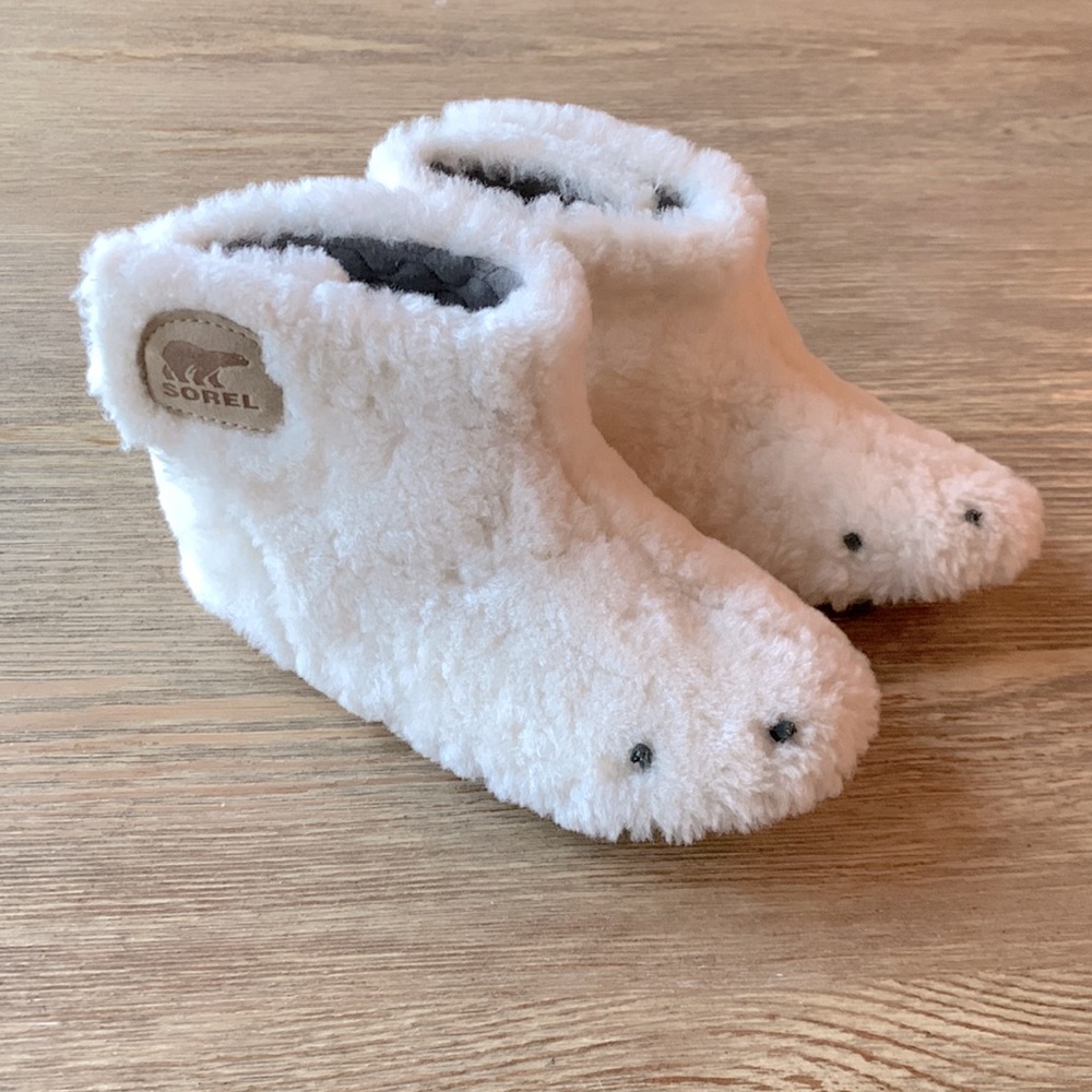 SOREL Kids Polar Bear Feet Slippers